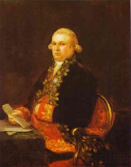 Francisco Jose de Goya Don Antonio Noriega Norge oil painting art
